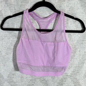 Victoria's Secret sport lavender mesh racerback sports bra size M